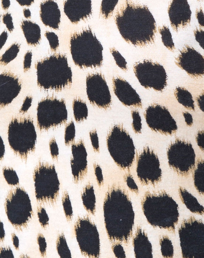 Bild von Gaga Off The Shoulder Top in Cheetah