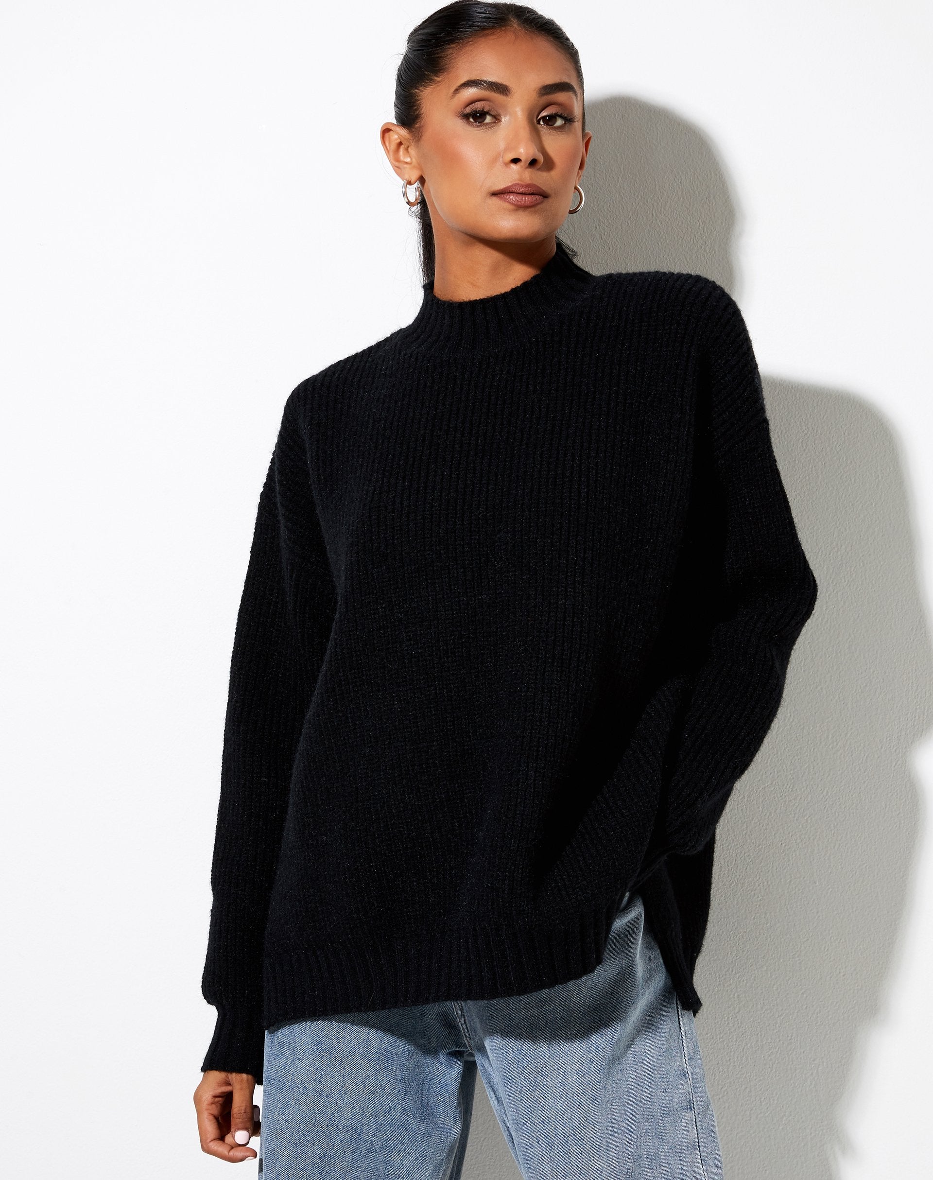 Image of Bondy Pullover aus Strick Schwarz