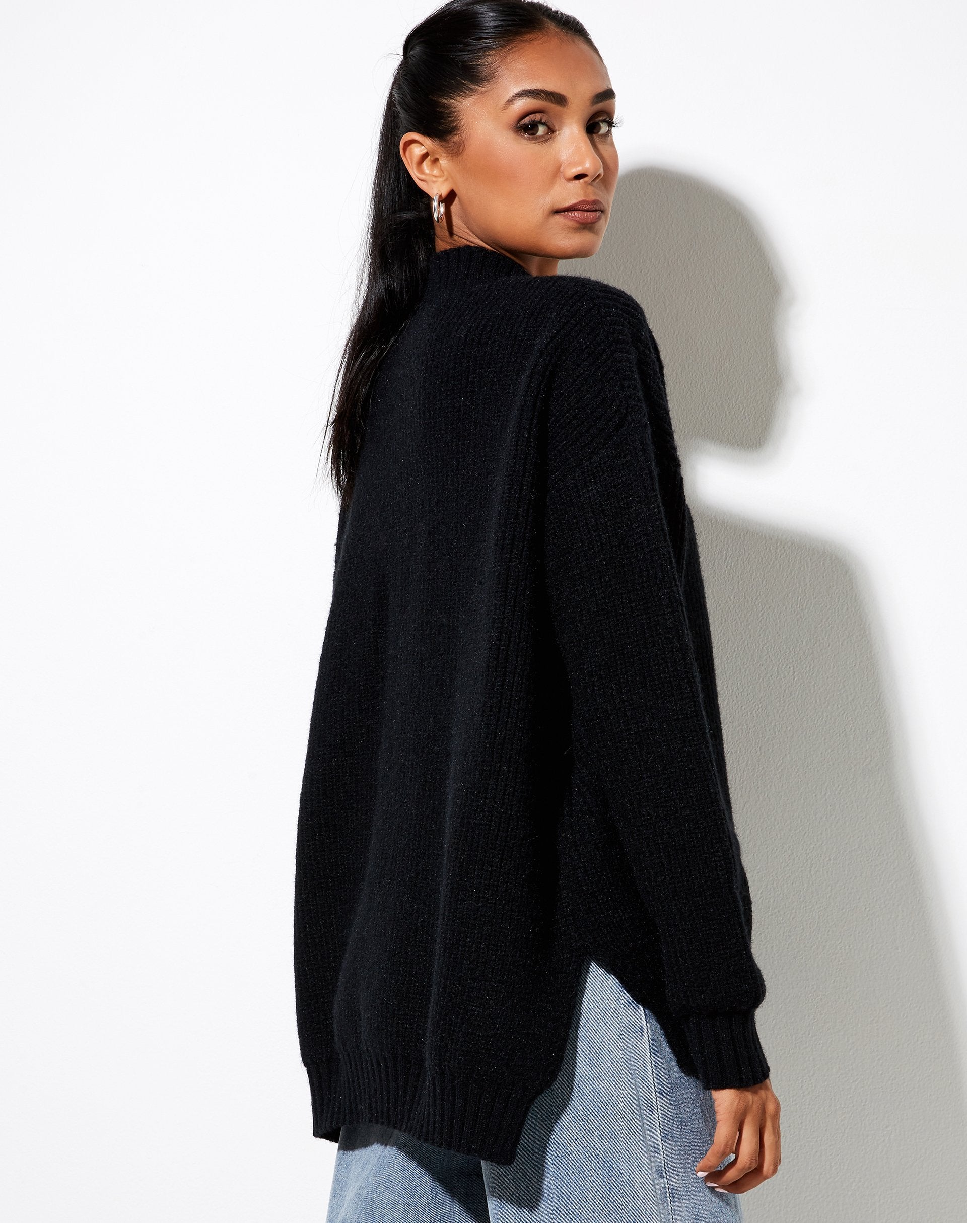 Image of Bondy Pullover aus Strick Schwarz