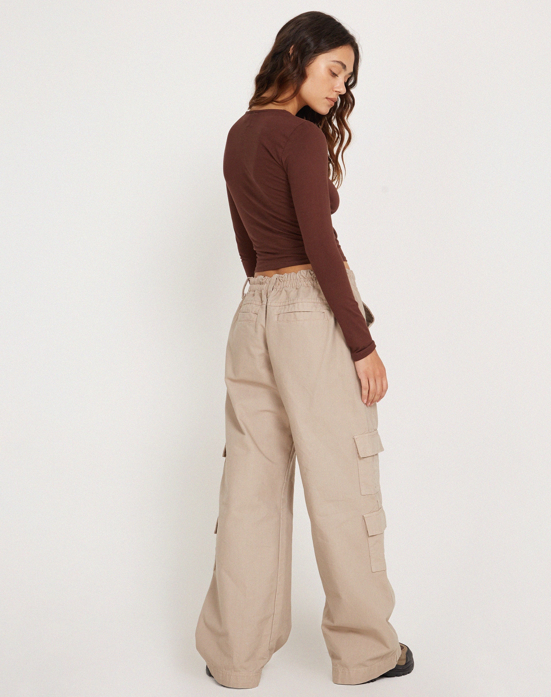 Bild von Bonja Langarm Top in Seal Brown