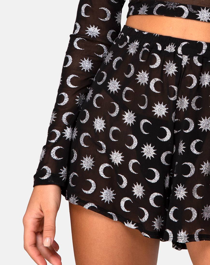 Bild von Boris Short in Over the Moon Schwarz mit Glitter