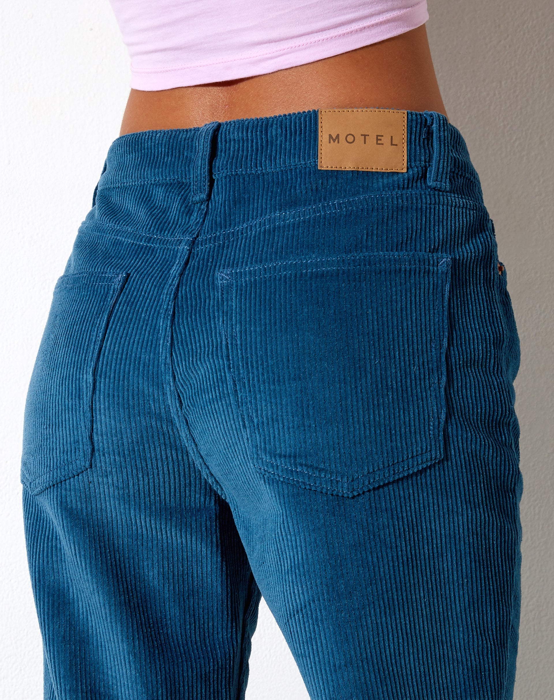 Image von Bootleg Jeans in Cord Blau
