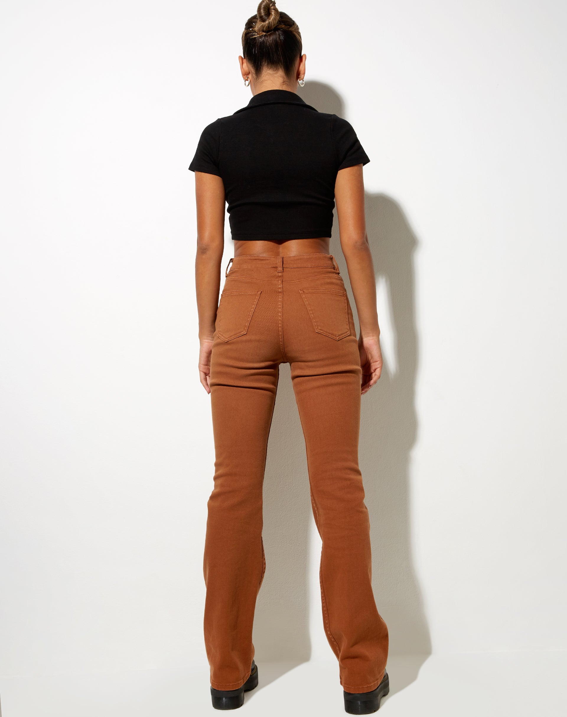 Image der Bootleg Jeans in Ginger