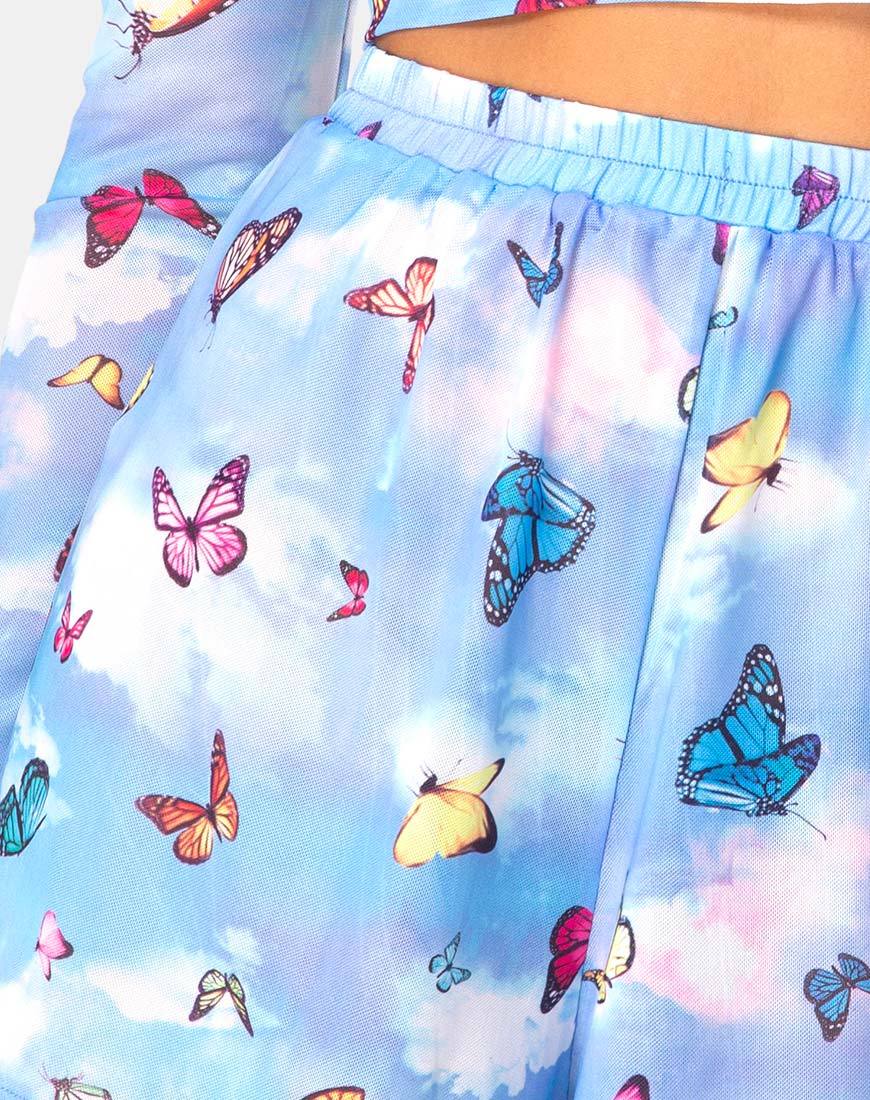 Bild von Boris Short in Mesh Blau Schmetterling