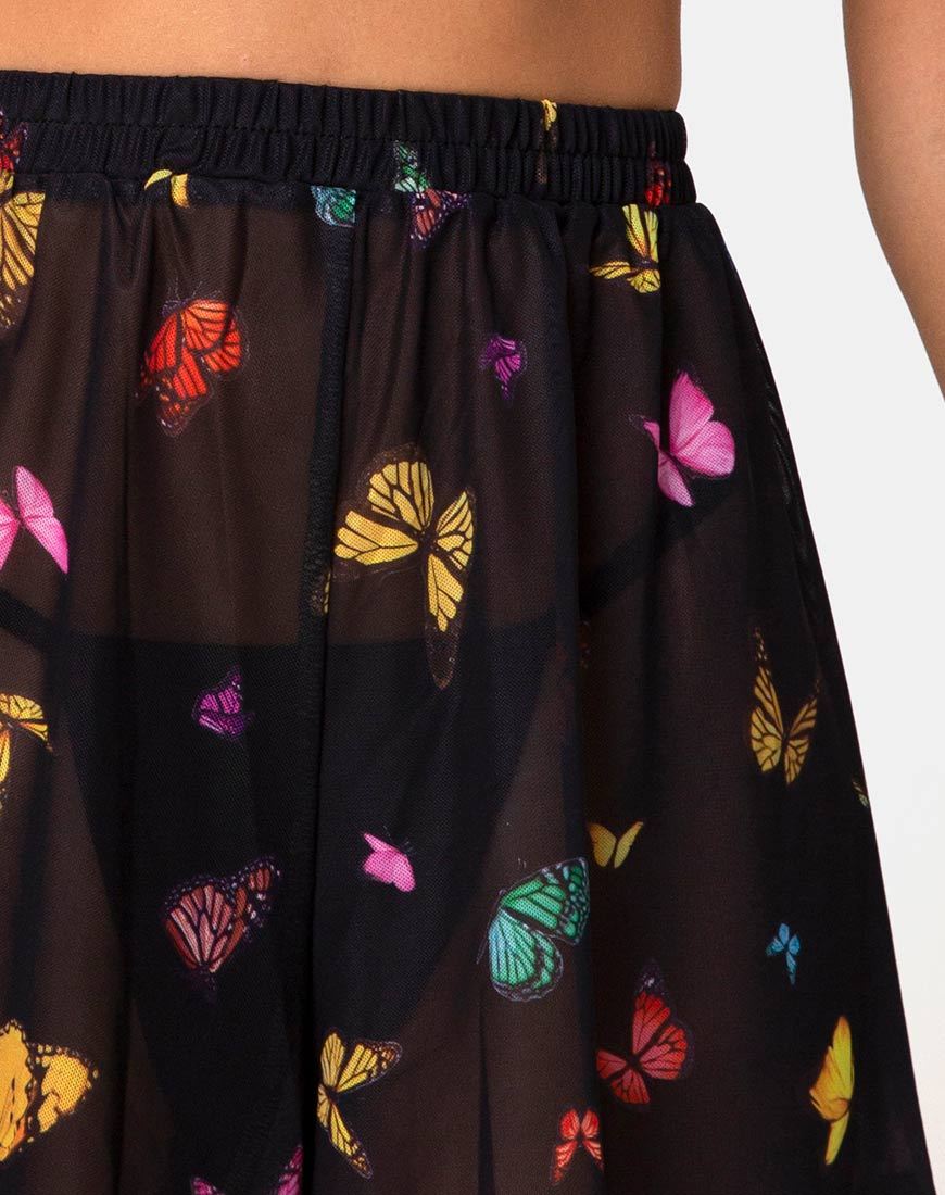 Bild von Boris Short in Mesh Schwarz Schmetterling