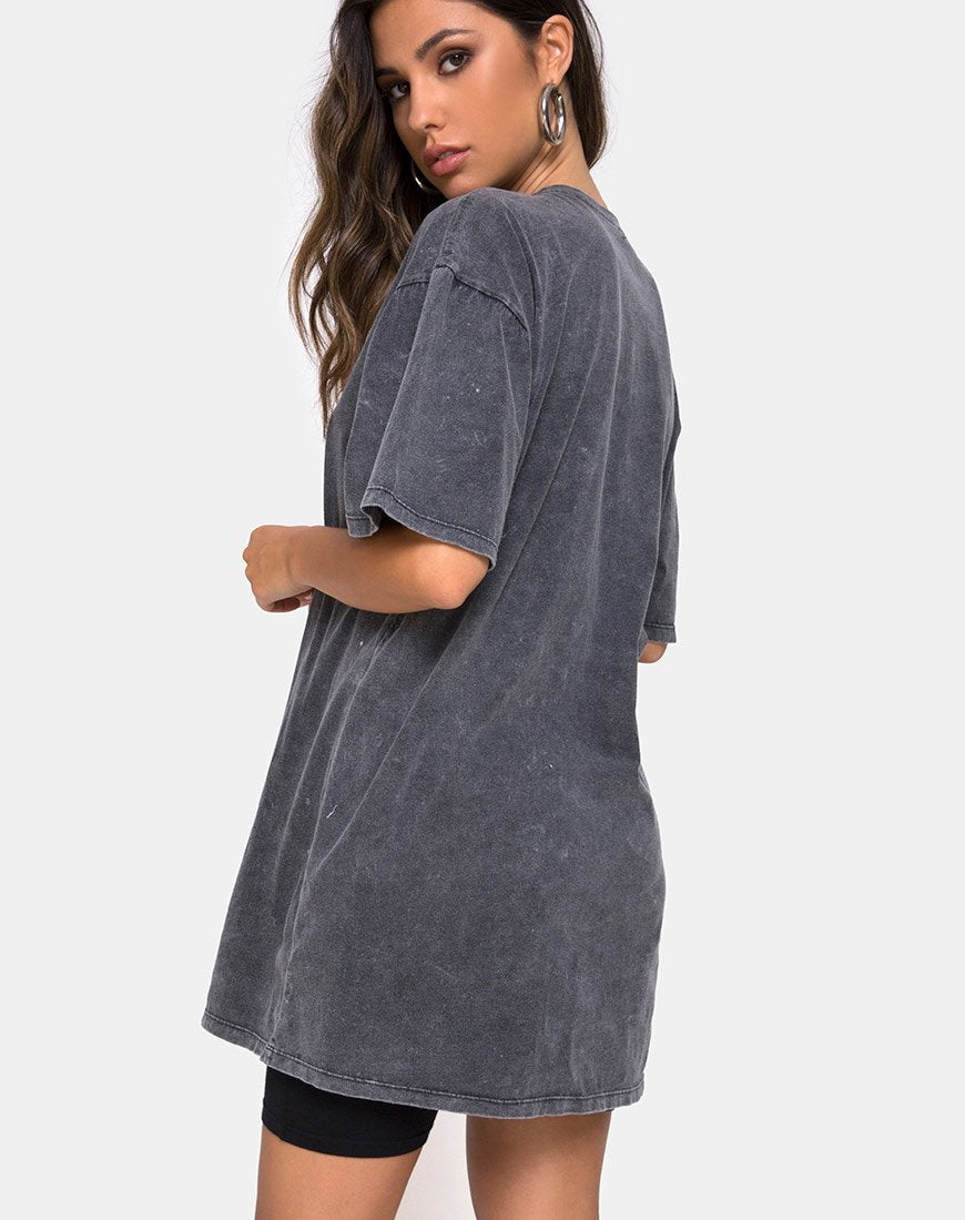 Sunny Kiss Tee in Stone Wash mit Angelo