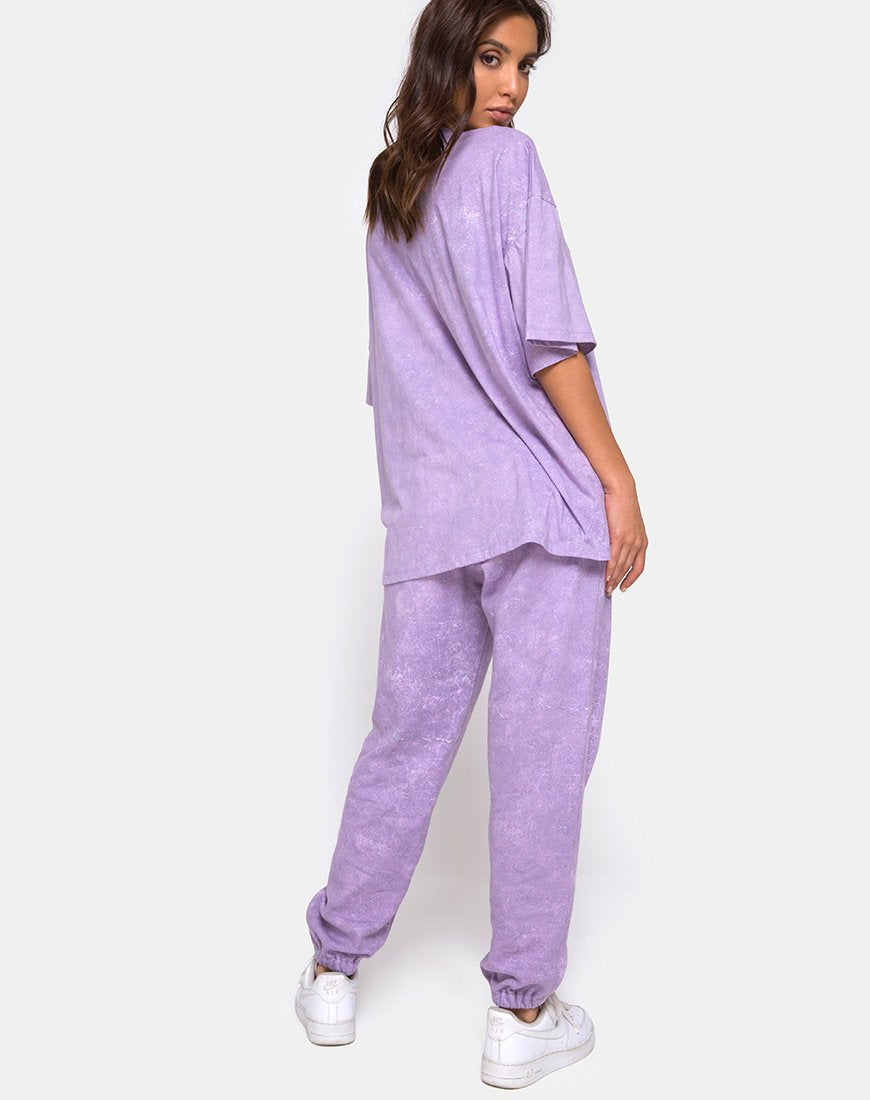 Bild von Botec Tee in Lila Acid Wash