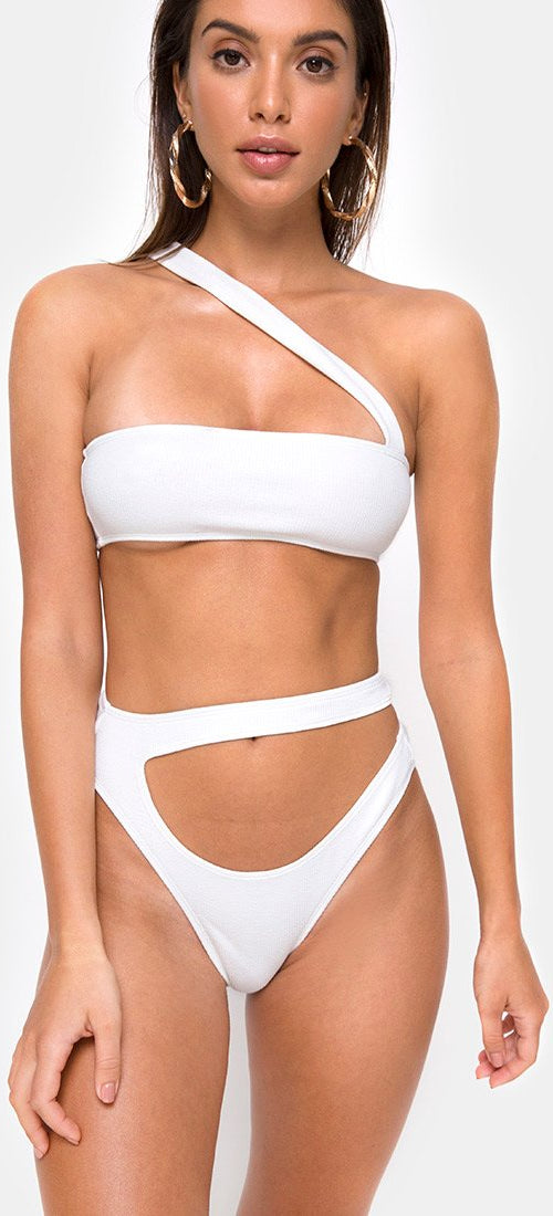 Bild von Bound Bikini Bottom in Weiß
