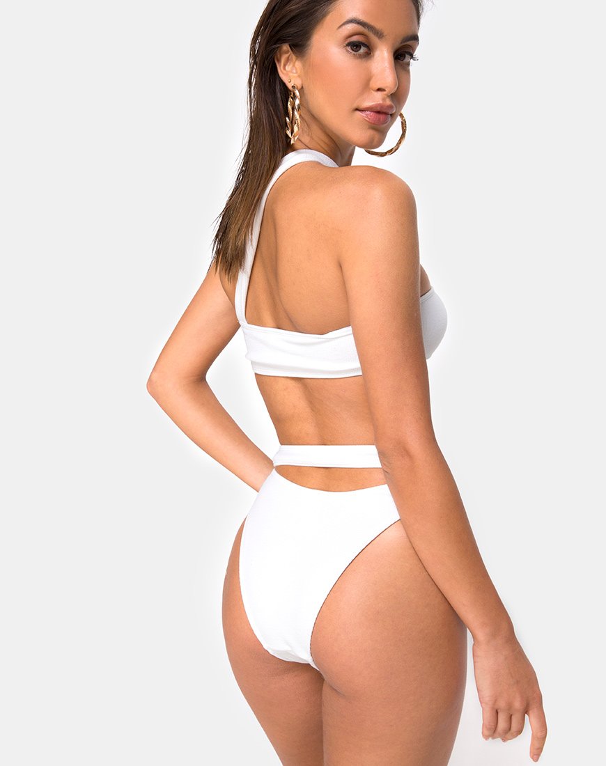Bild von Bound Bikini Bottom in Weiß