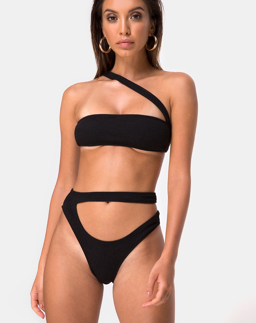 Bound Bikinioberteil in Schwarz