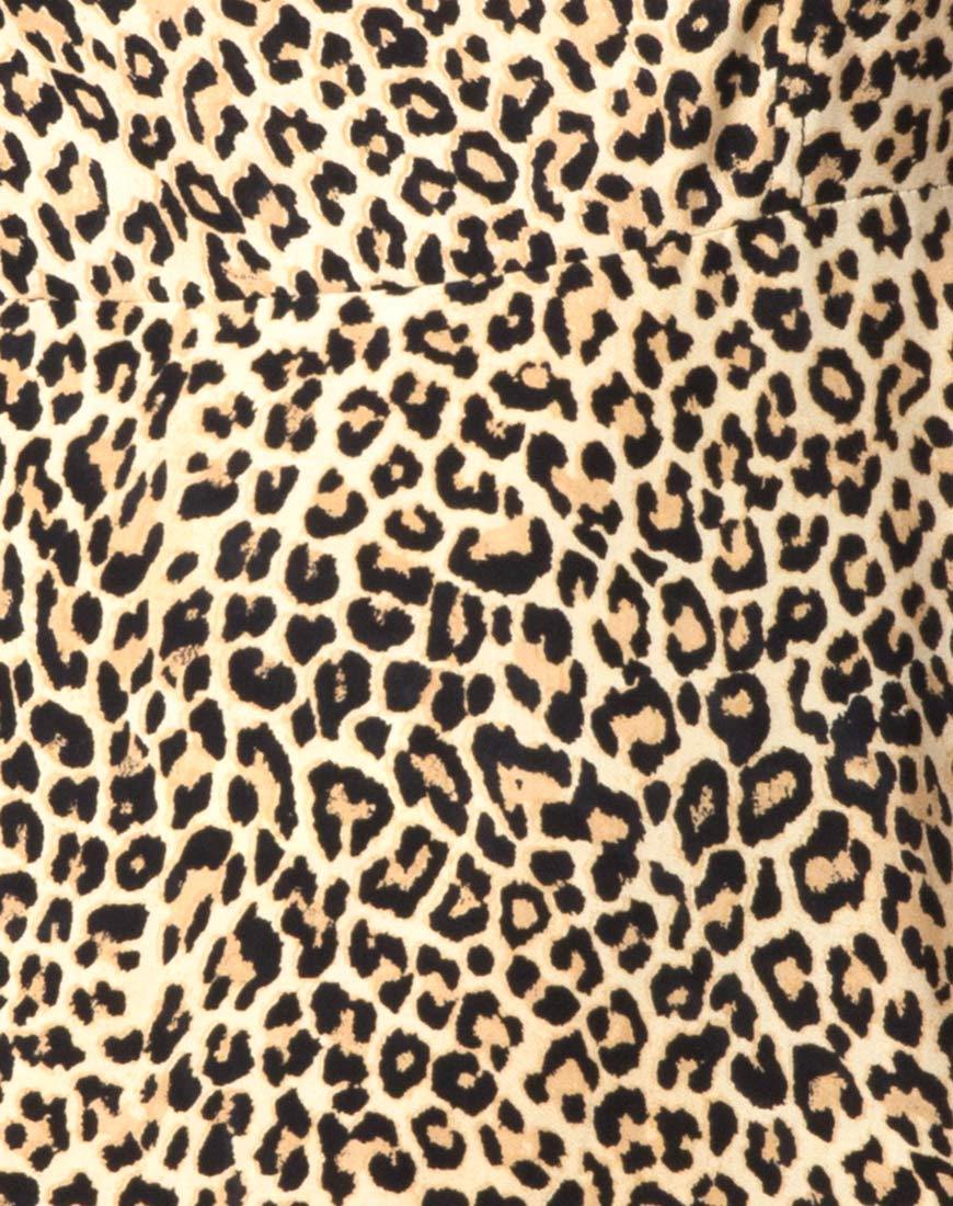 Image of Boyasly Slip Dress in Rar Leopard Braun