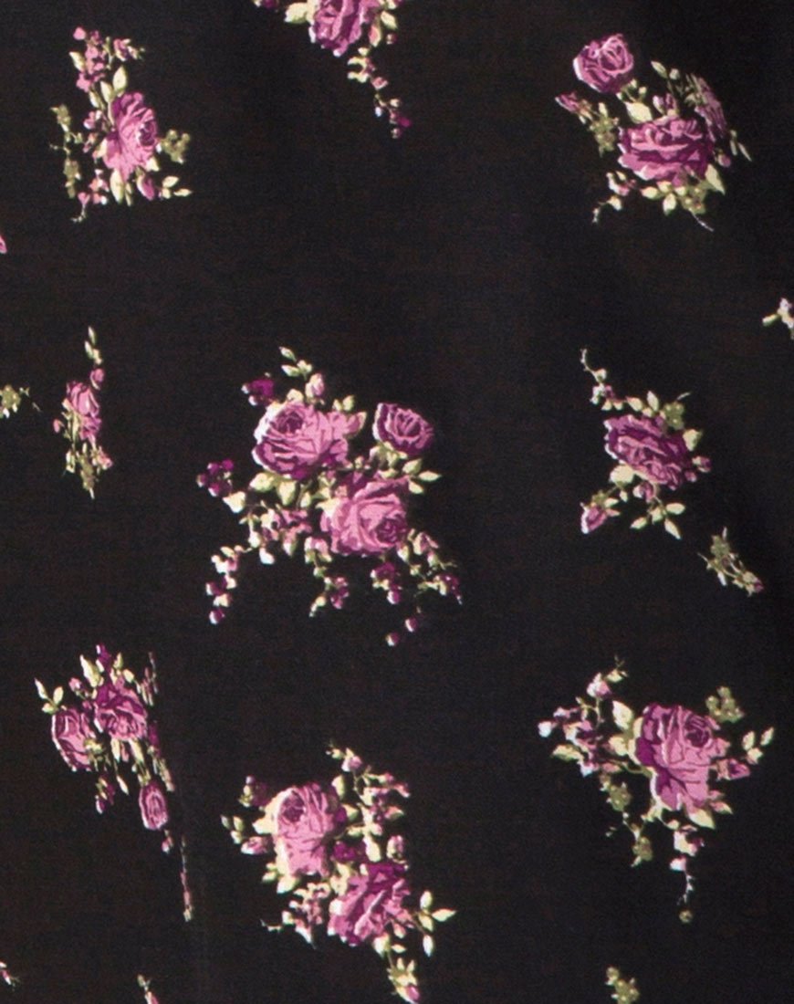 Image of Boyasly Minikleid in Sohey Rose Schwarz