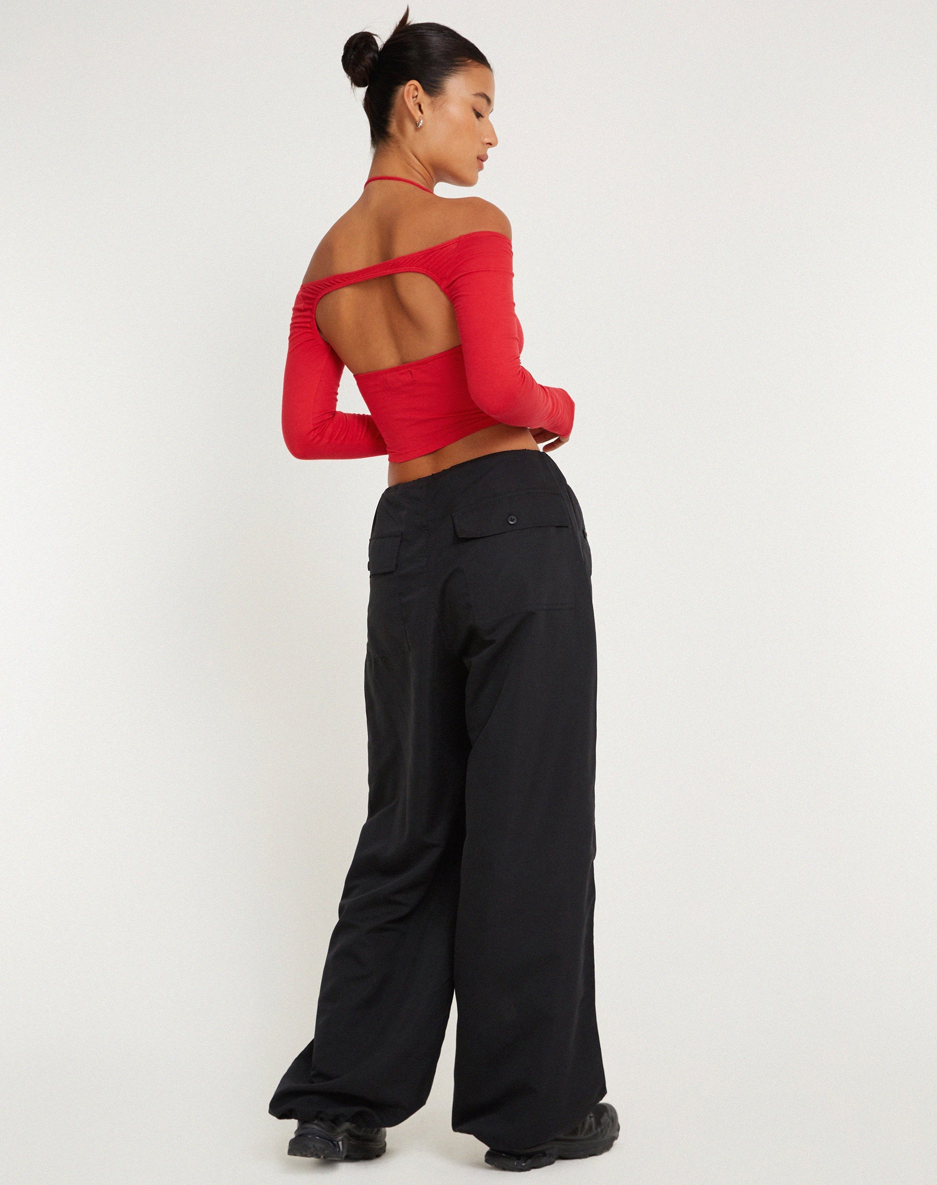 Bild von Brandy Langarm-Top in Racing Red
