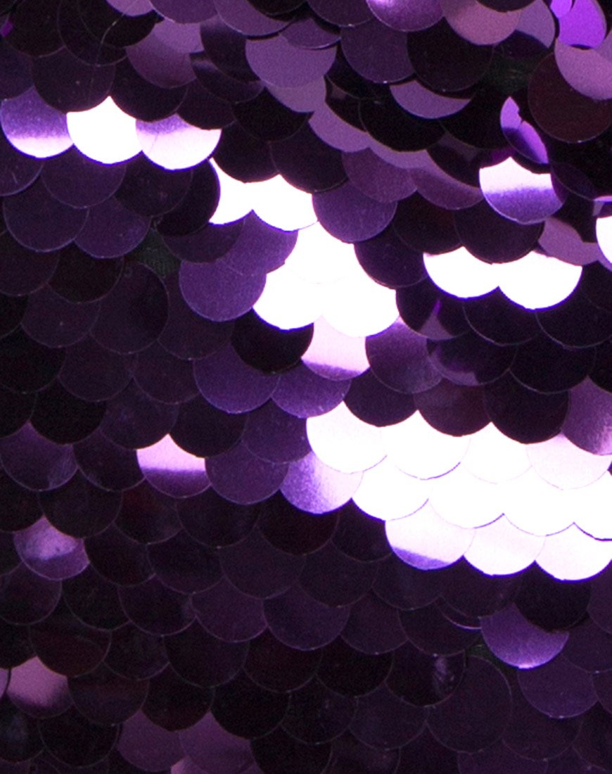 Image of Breena Kleid in Pflaume Disc Pailletten