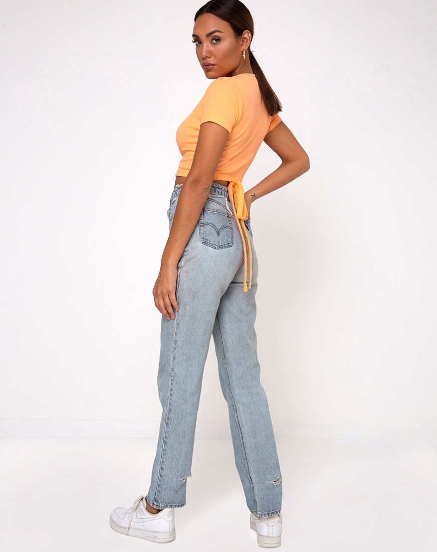 Bild von Bria Top in Rib Cantaloupe