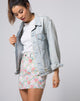 Bild von Mini Broomy Skirt in Bloom Floral Blue Base