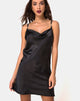 Image of Camala Kleid aus Satin Schwarz