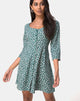 Image of Camdy Kleid in Floral Bloom Grün