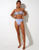 Bild von CARMESON BIKINI BOTTOM WASHED OUT PASTEL FLORAL