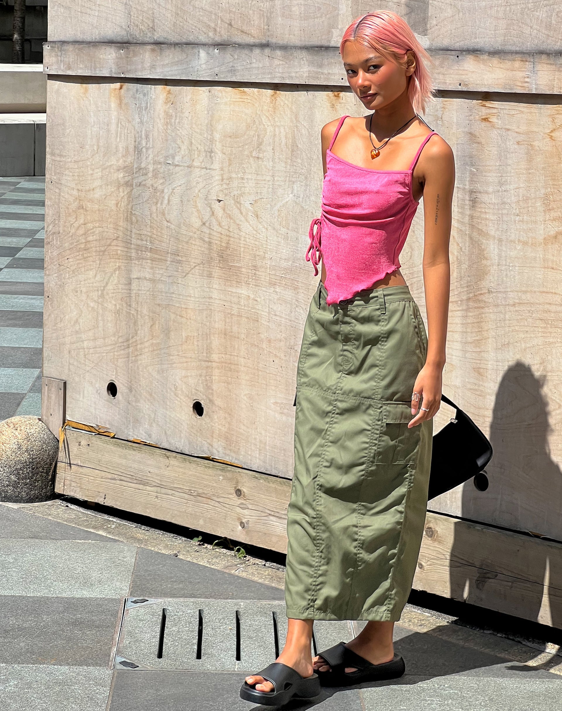 Abbildung von Camity Crop Top in Magenta