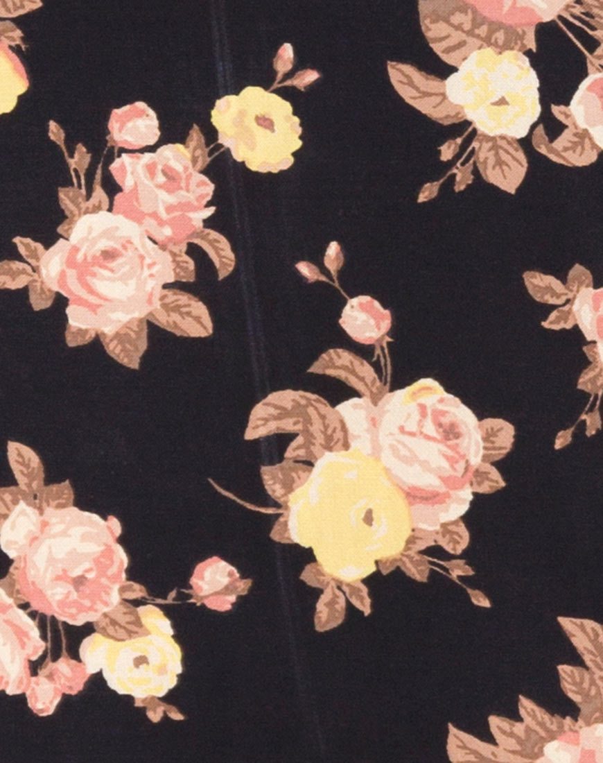 Image of Camosa Swing Kleid in Antik Rose Schwarz