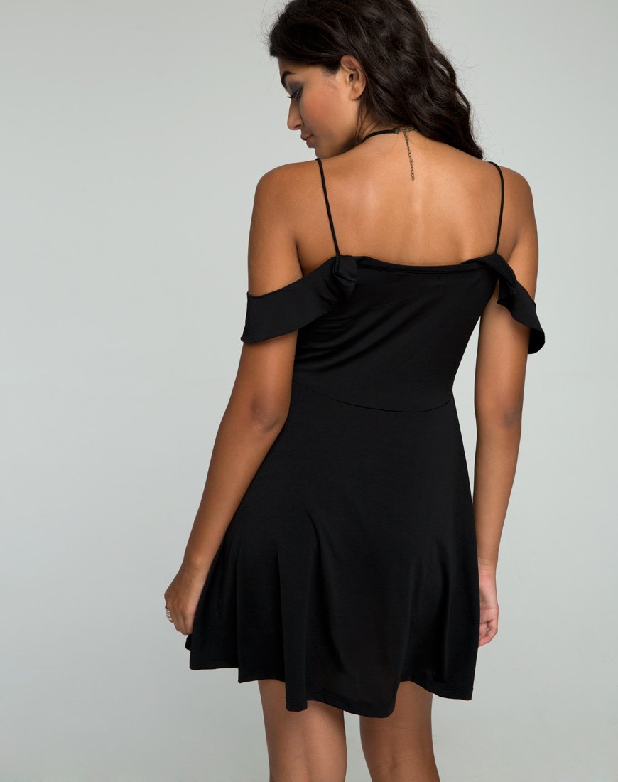 Cannes Skaterkleid in Schwarz