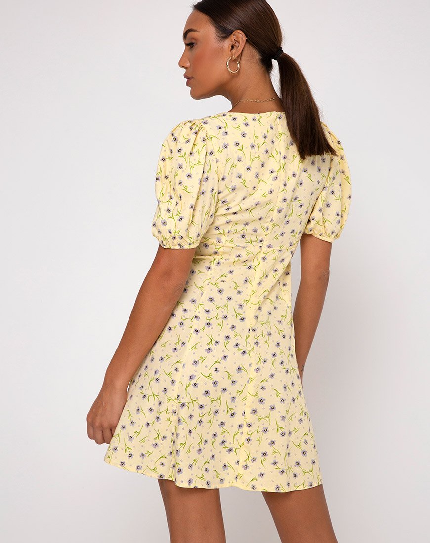 Image of Carie Kleid in Wild Flower Lemon Drop