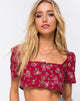 Bild von Cavazza Crop Top in Soheila Floral