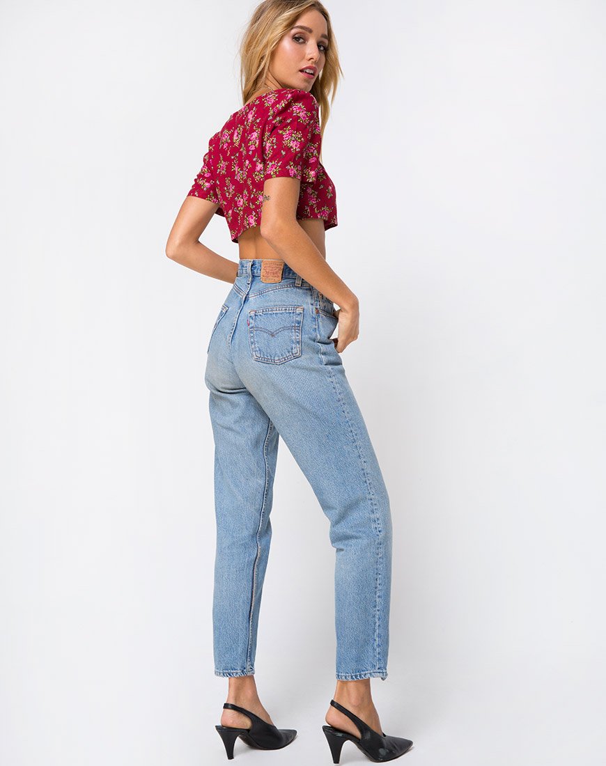 Bild von Cavazza Crop Top in Soheila Floral