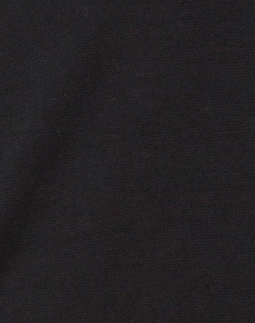 Image of Chanista Minikleid in Schwarz mit Silberkette