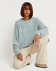 Abbildung des Chalih Pullovers in Duck Green