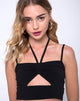 Bild von Chateau Crop Top in Schwarz