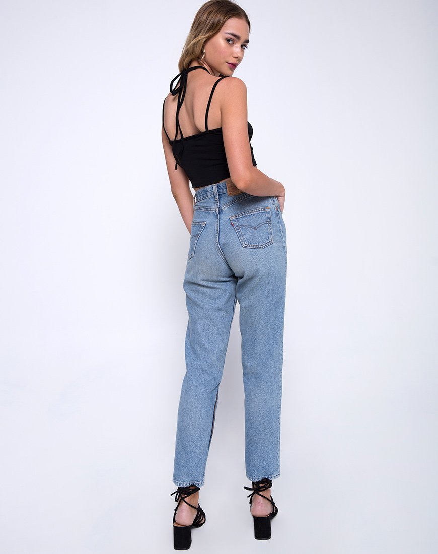 Bild von Chateau Crop Top in Schwarz