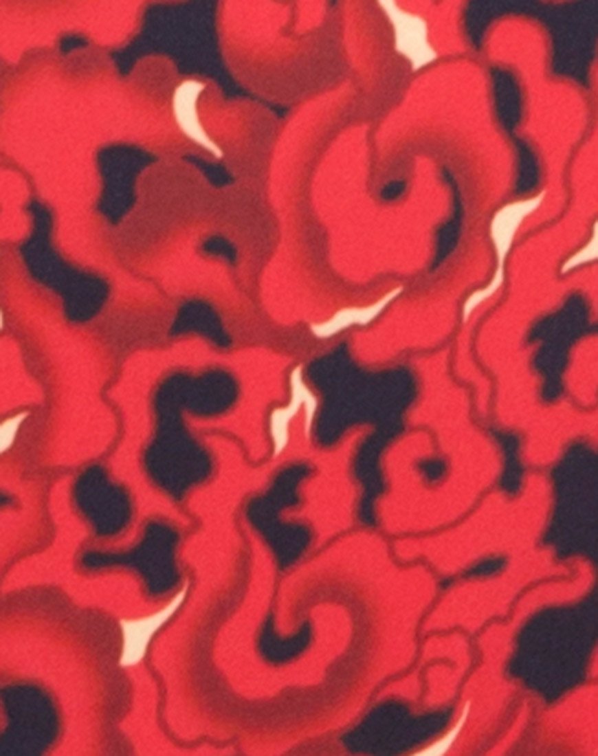 Bild der Göttin Badeanzug in Chinese Fire Dragon