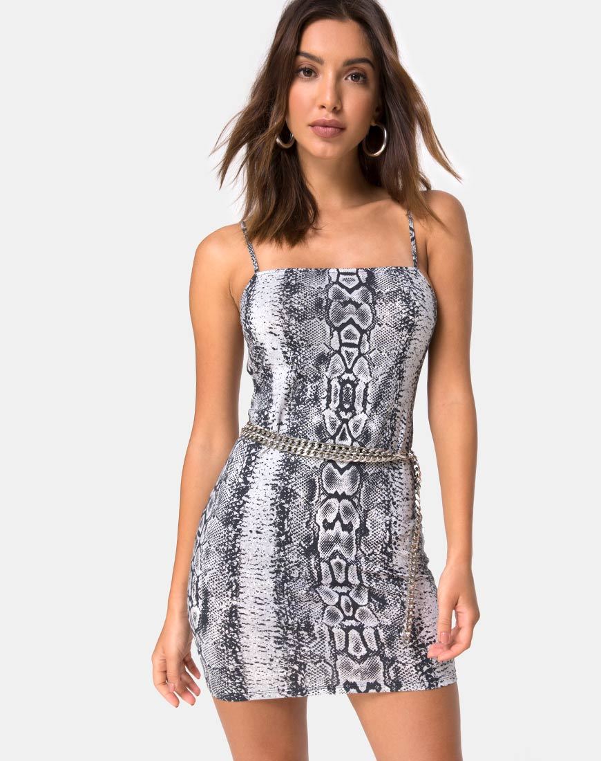Bild von Cinelle Bodycon Kleid in Schlange
