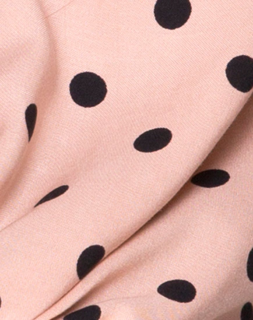 Bild von Citra Top in New Polka Nude Schwarz