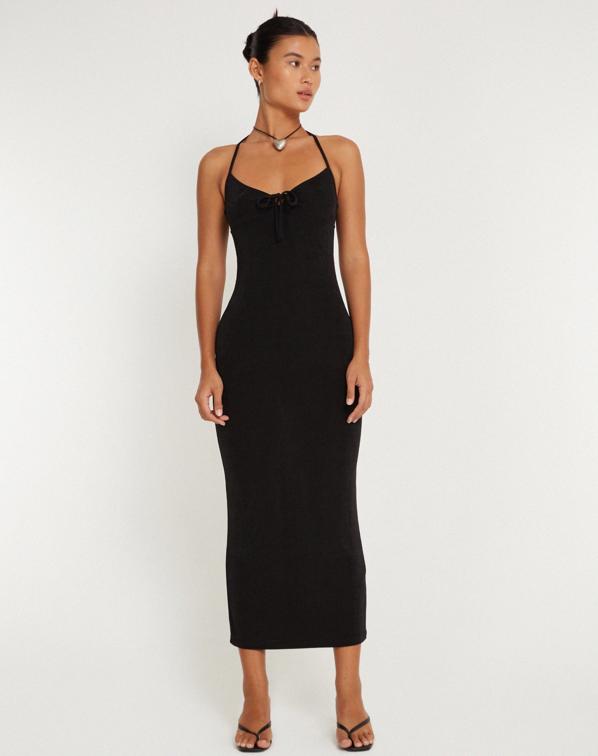 Bild von Clovia Maxikleid in Schwarz