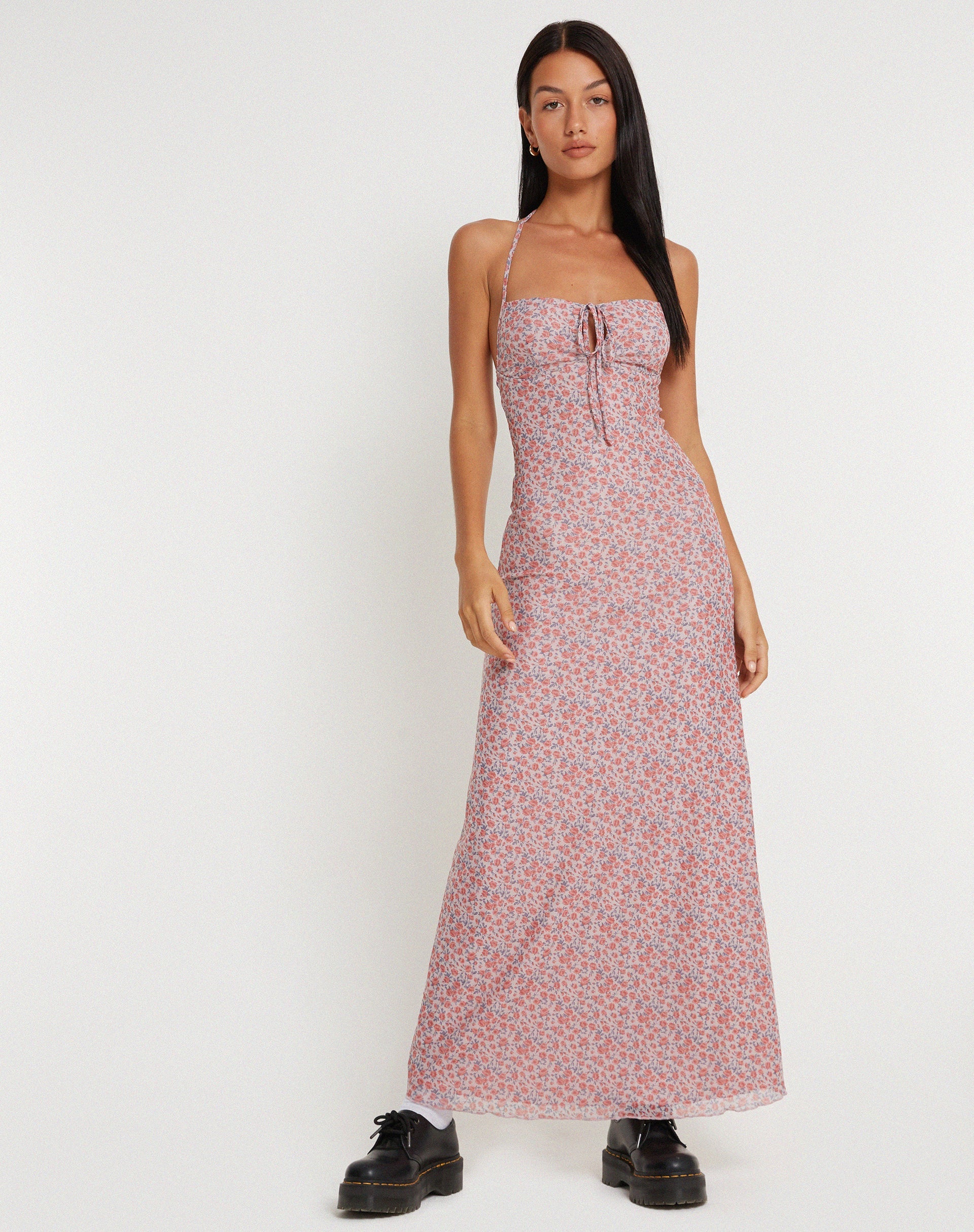 Bild von Clovita Maxikleid in Spring Rose Dusty Pink