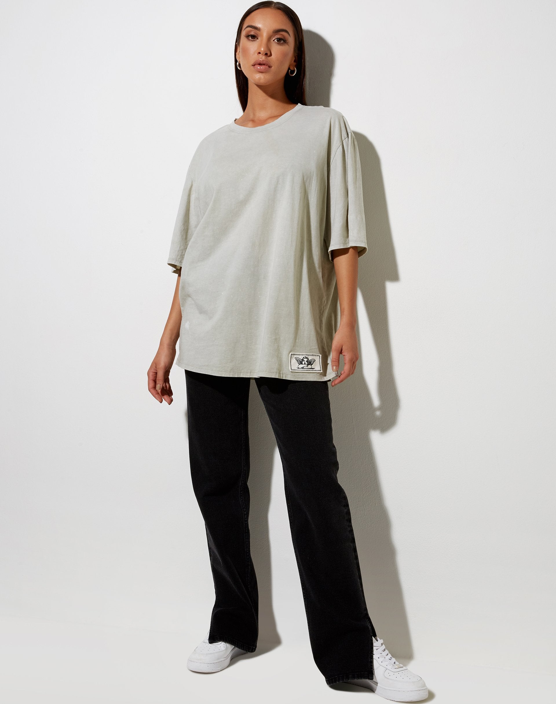 Bild von Cocoon Tee in Ecru Angelo Label Embro