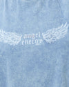 Gewaschener blauer Engel Energy Wings