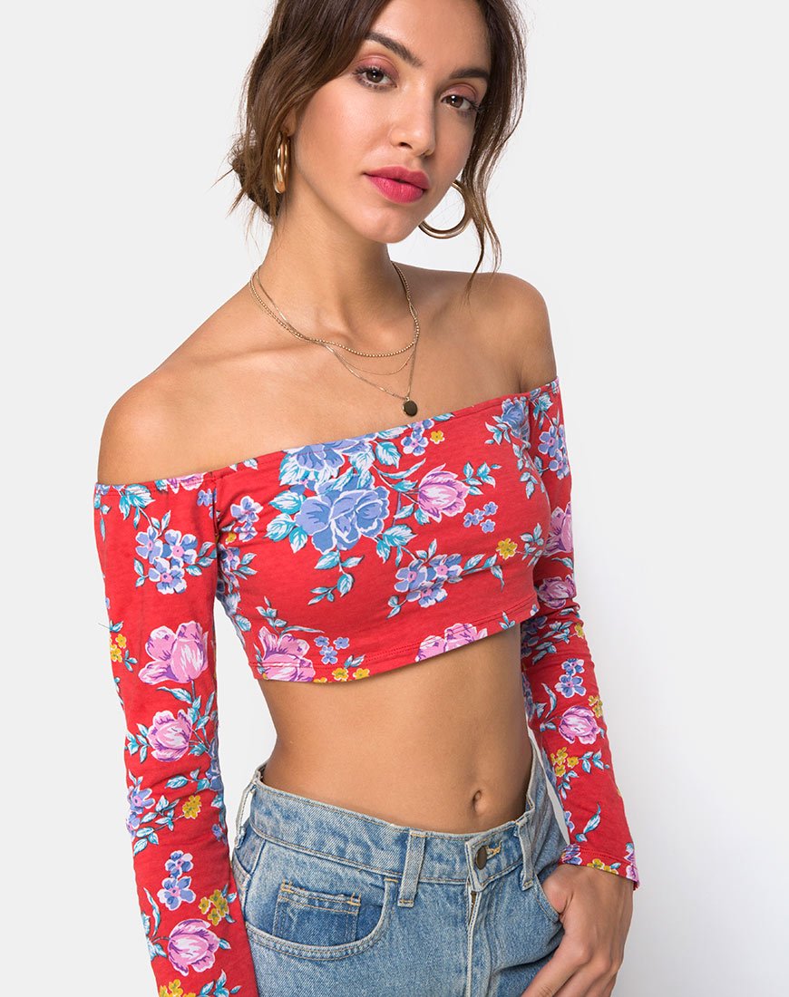 Bild von Coga Crop Top in Vintage Fleur