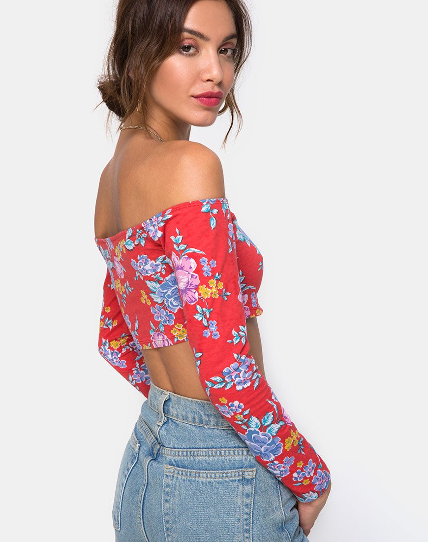 Bild von Coga Crop Top in Vintage Fleur