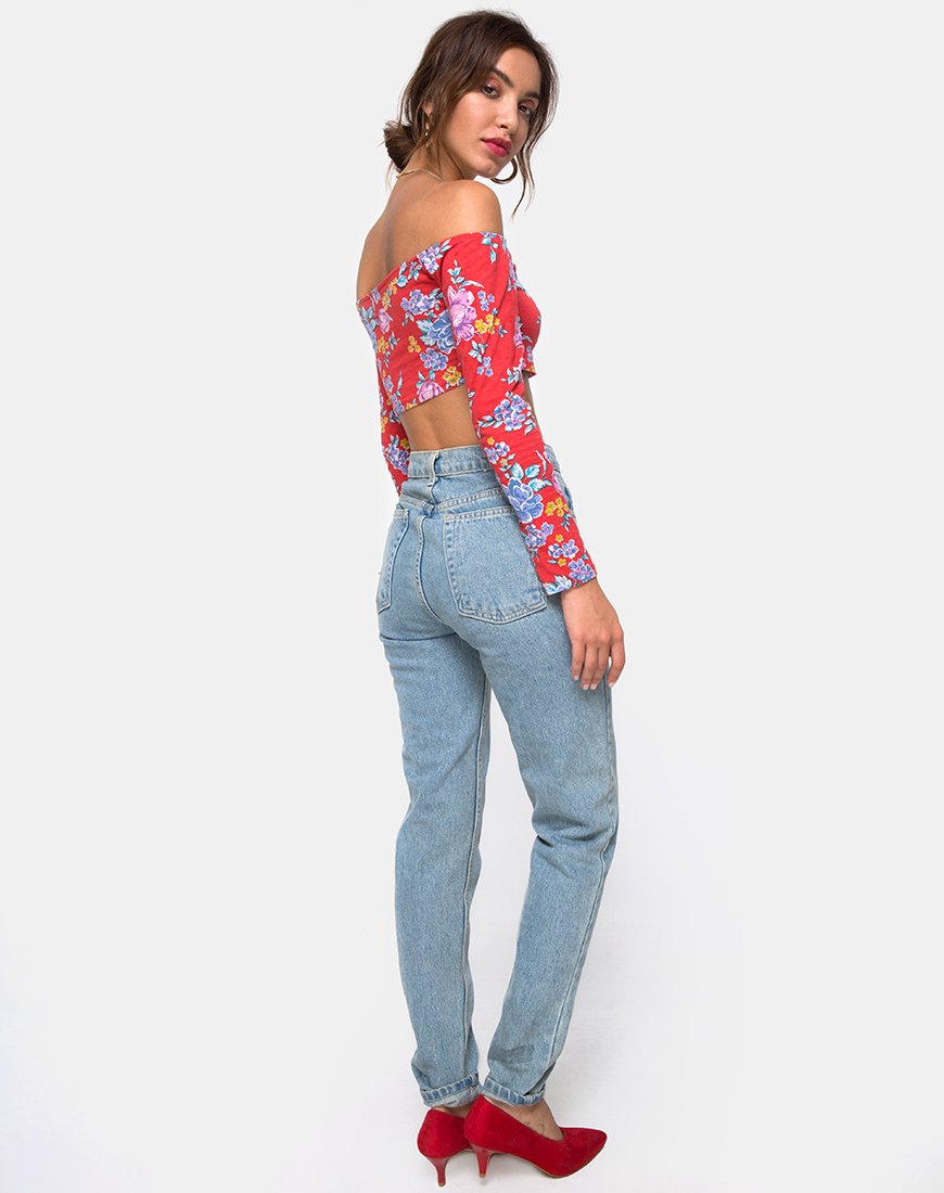 Bild von Coga Crop Top in Vintage Fleur