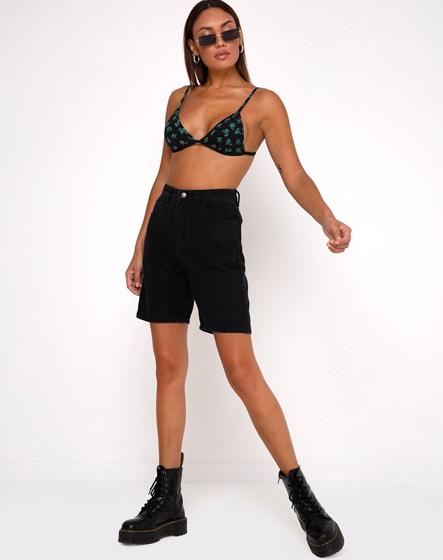 Bild von Colesto Bralet in Hidden Charm Schwarz und Peppermint