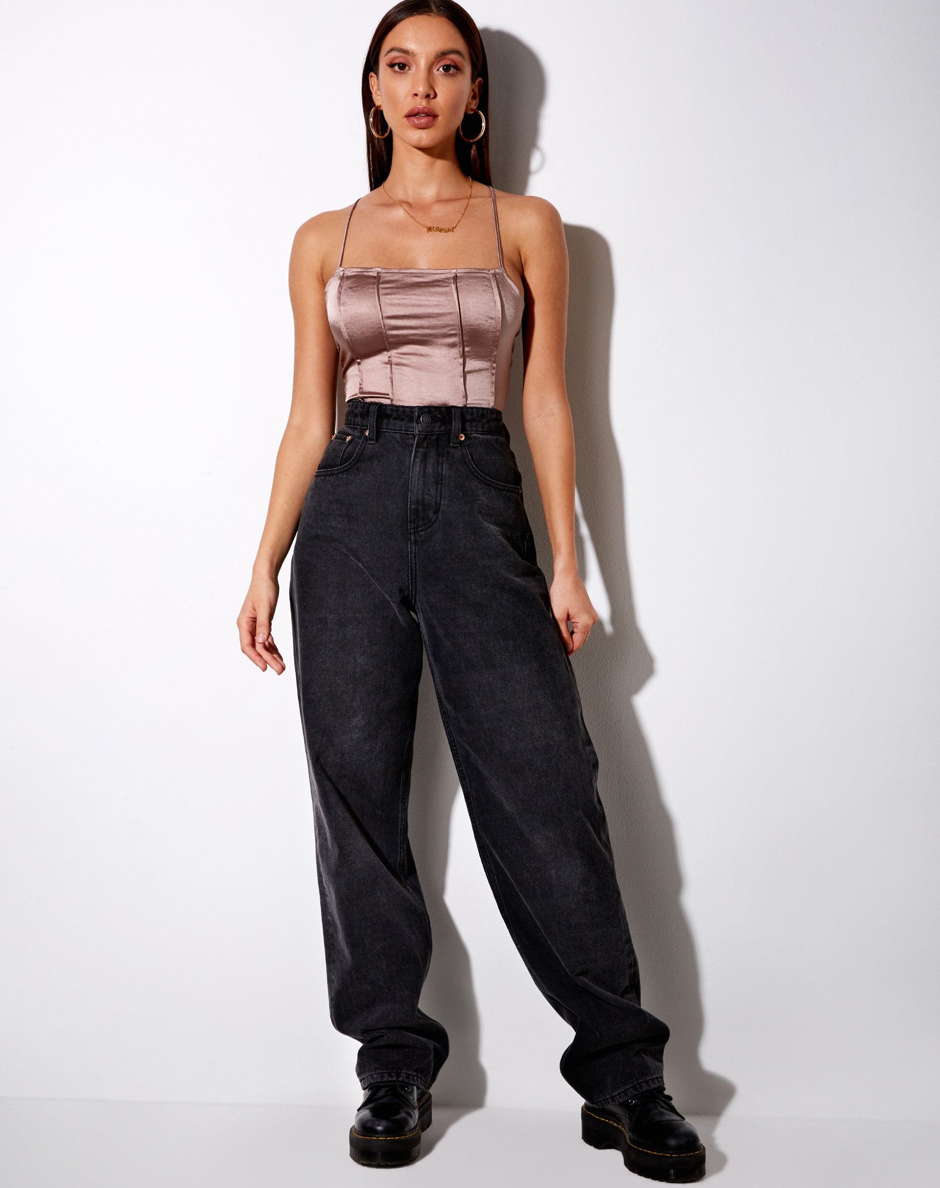 Bild von Cosey Top in Satin Champagner