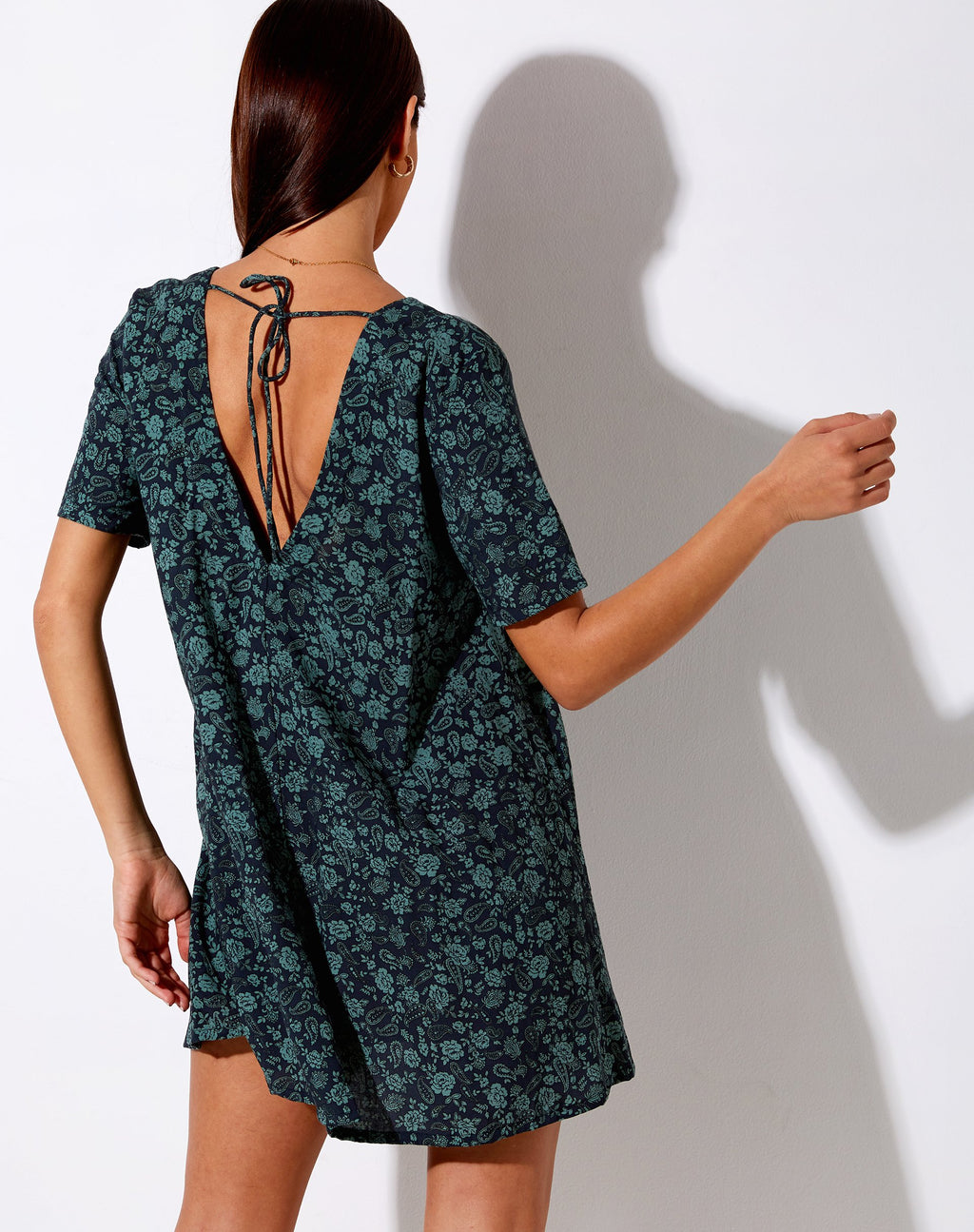 Crosena Kleid in Mono Paisley Sage
