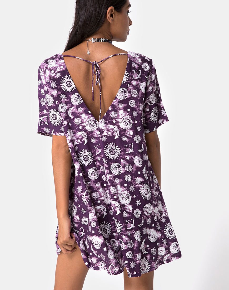 Bild von Crosena Swing Kleid in Lila Zodiac