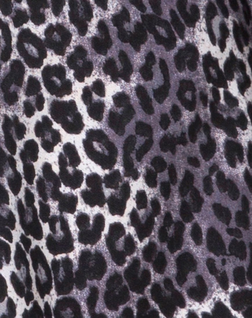 Bild von Crosena Swing Kleid in Rar Leopard Grau