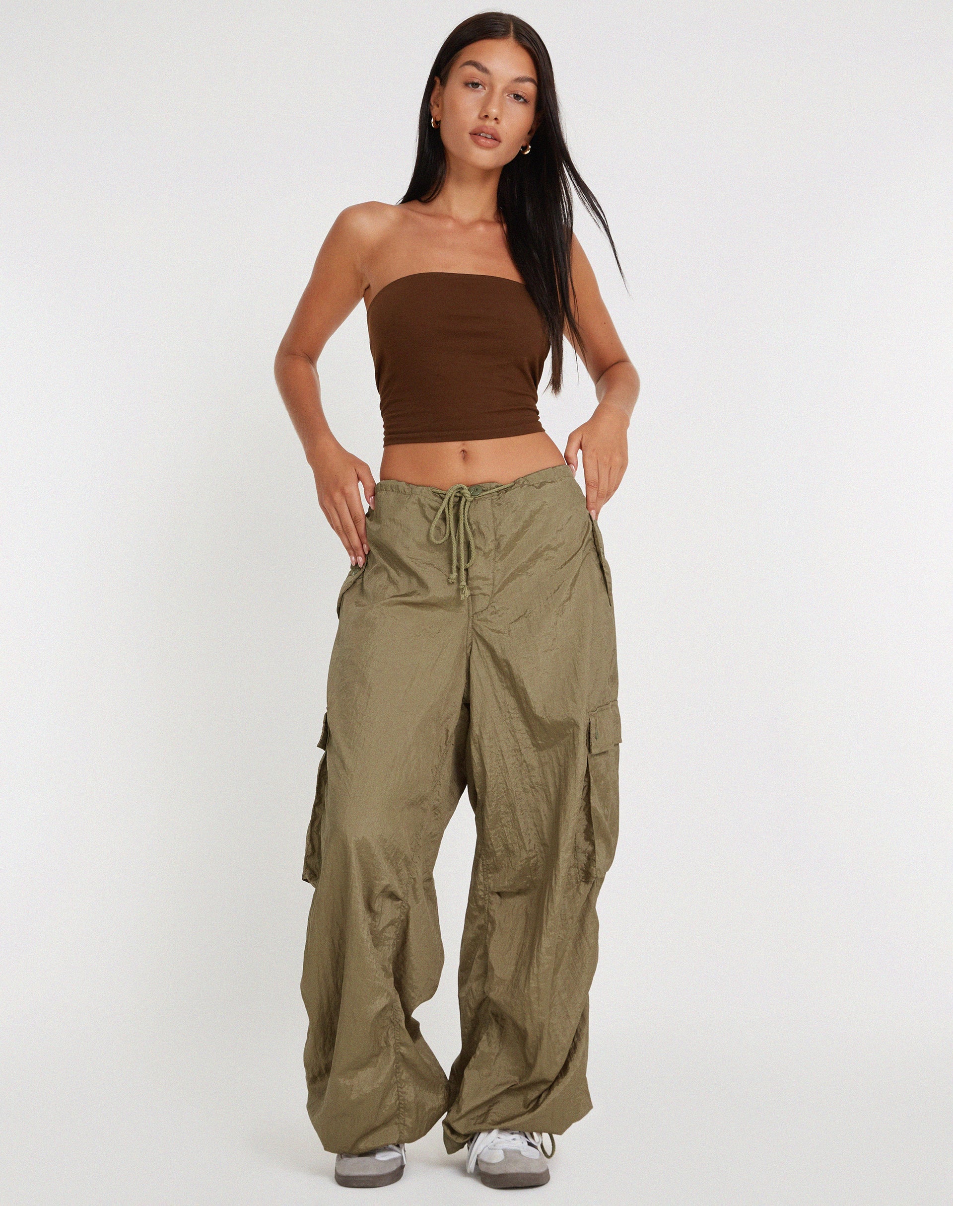 Bild der Cuties Wide Leg Trouser in Silber Gold