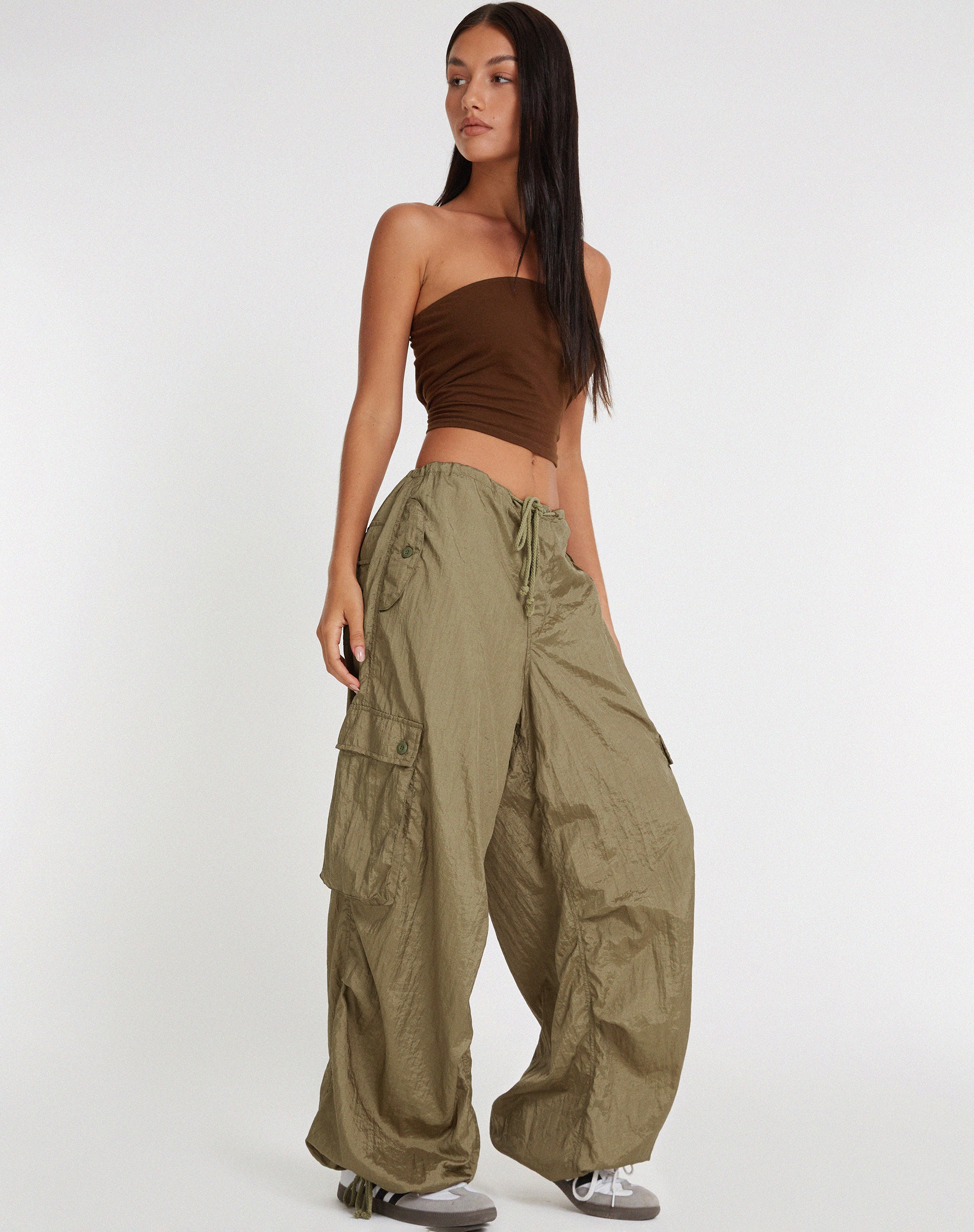 Bild der Cuties Wide Leg Trouser in Silber Gold